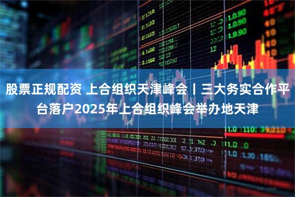 股票正规配资 上合组织天津峰会丨三大务实合作平台落户2025年上合组织峰会举办地天津